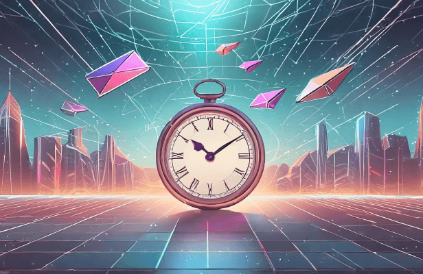 Clock ticking with orders flying in